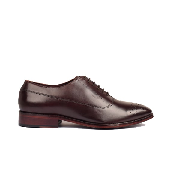 Oxford Leather Wholecut Shoes 132