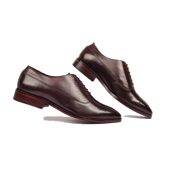 Oxford Leather Wholecut Shoes