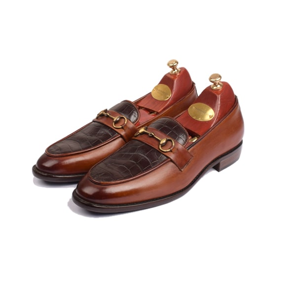 Penny Brown Leather Loafer for Men