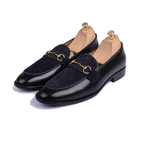 Penny Matt Black Suede Uper Leather Loafer