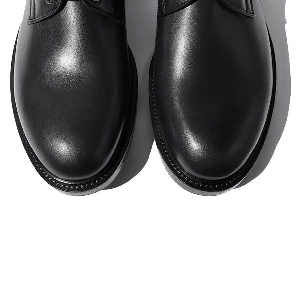 Derby High Ankle Black Colored Leather Boots