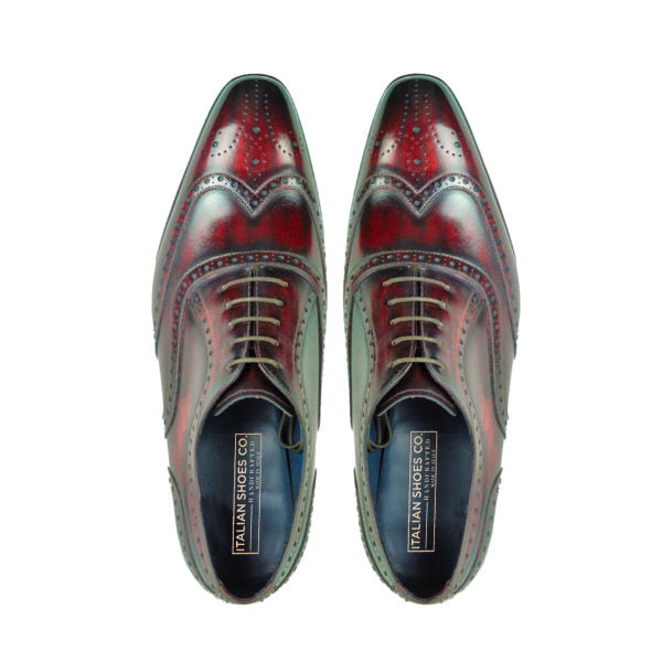 Wingtip Oxford Brogue Shade Burgundy Shoes