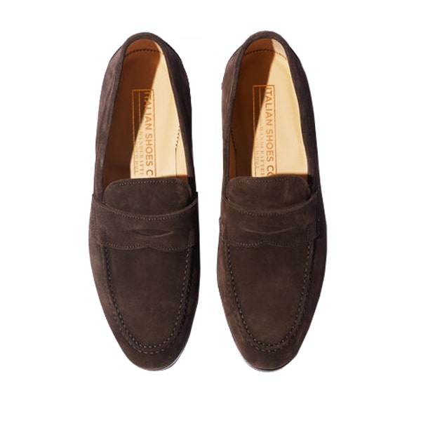 Penny Loafer in Suede Leather