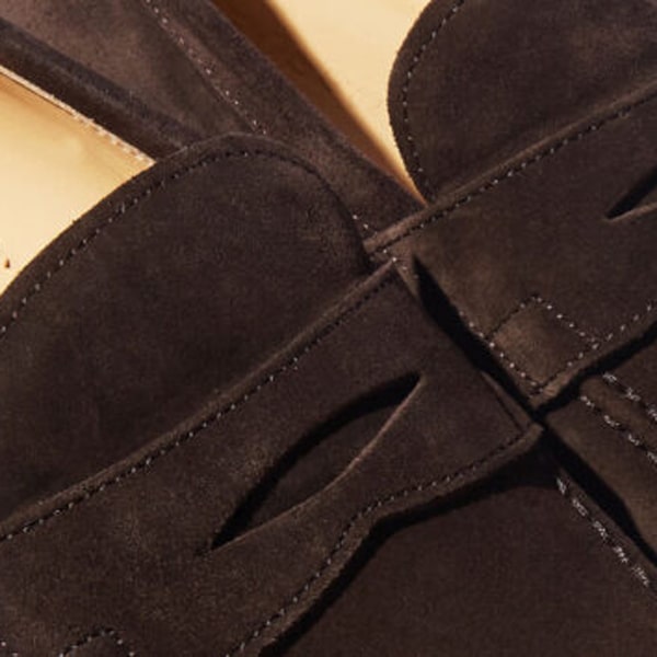 Penny Loafer in Suede Leather